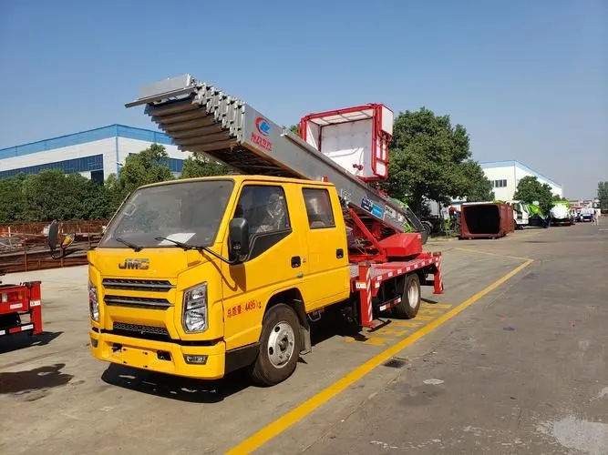 阜阳附近云梯车出租 砂石搬运